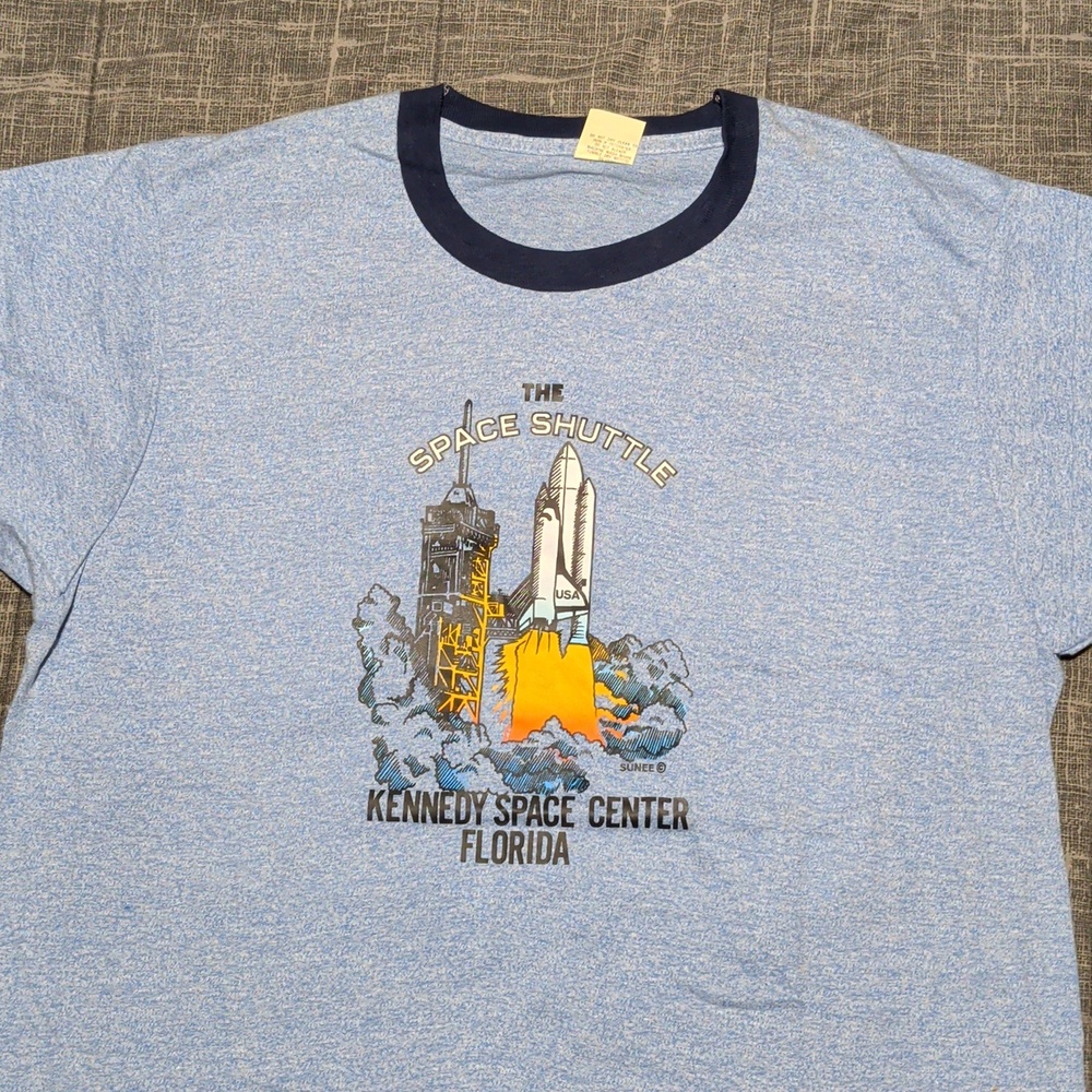 Vintage Kennedy Space Center Ringer Tee